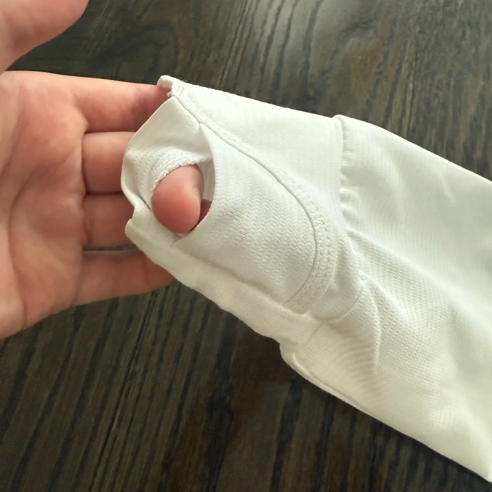 Athleta Girls White Zip-Up Jacket and windbreaker - Picture 3 of 7